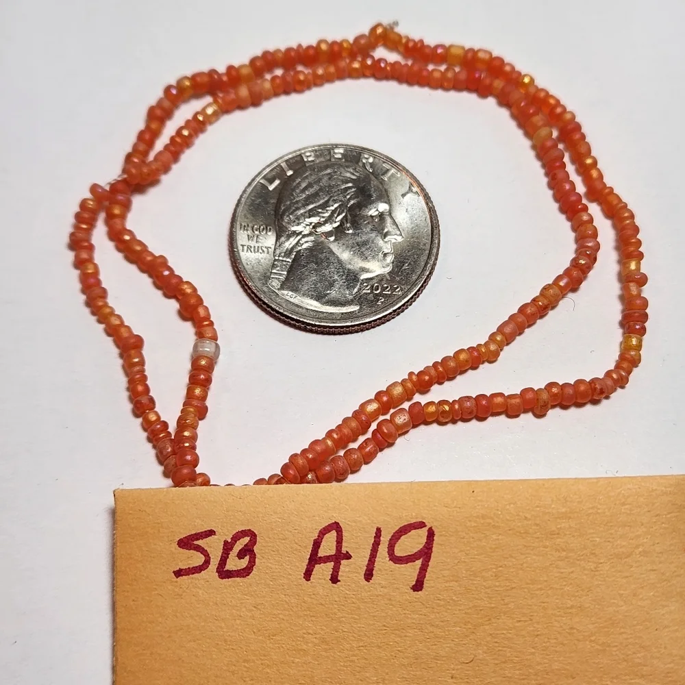 5/$10 Seed Bead 1 Single Strand Seed Beads Jewelry Making Supplies Crafts
